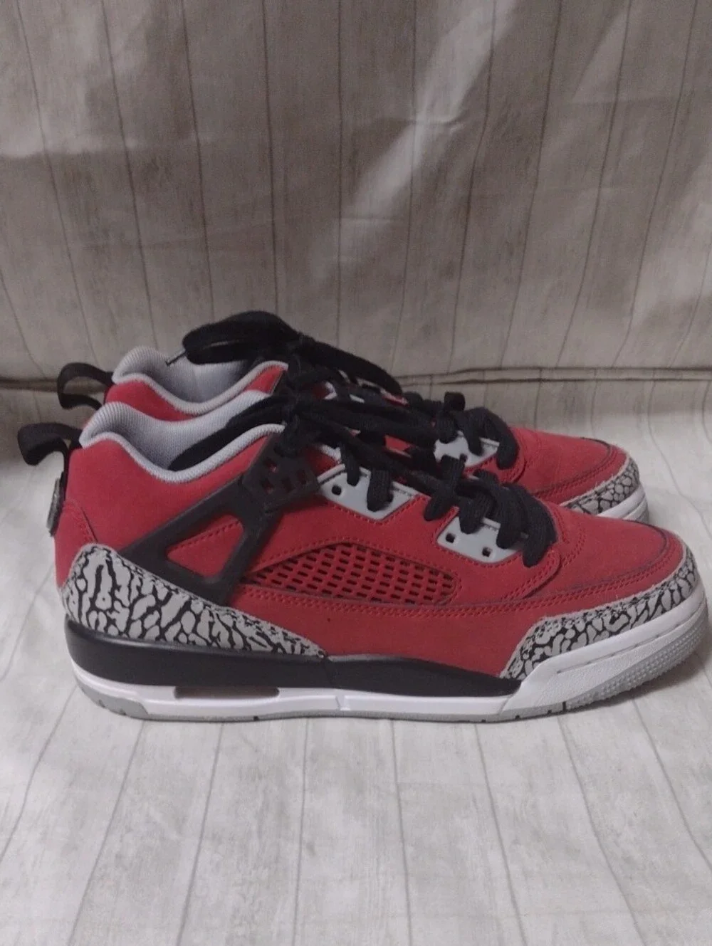 Jordan Boy's Red and Black Athletic Sneakers (J1119)